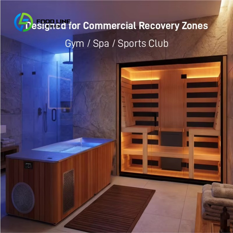 Spa Wellness Gym - 맞춤형 상업용 사우나 아이스 배스 대비치료