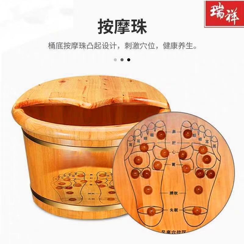 삼나무 발 담그는 욕조, 마사지 발 목욕통, 높이 26 - Foot Spa 리뷰 및 가격