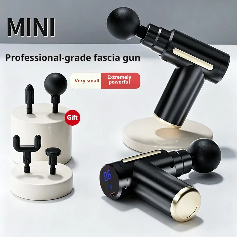 6단 속도 조절 미니 전기 근막 마사지건, 휴대용 바디 - Massage Gun 리뷰 및 가격