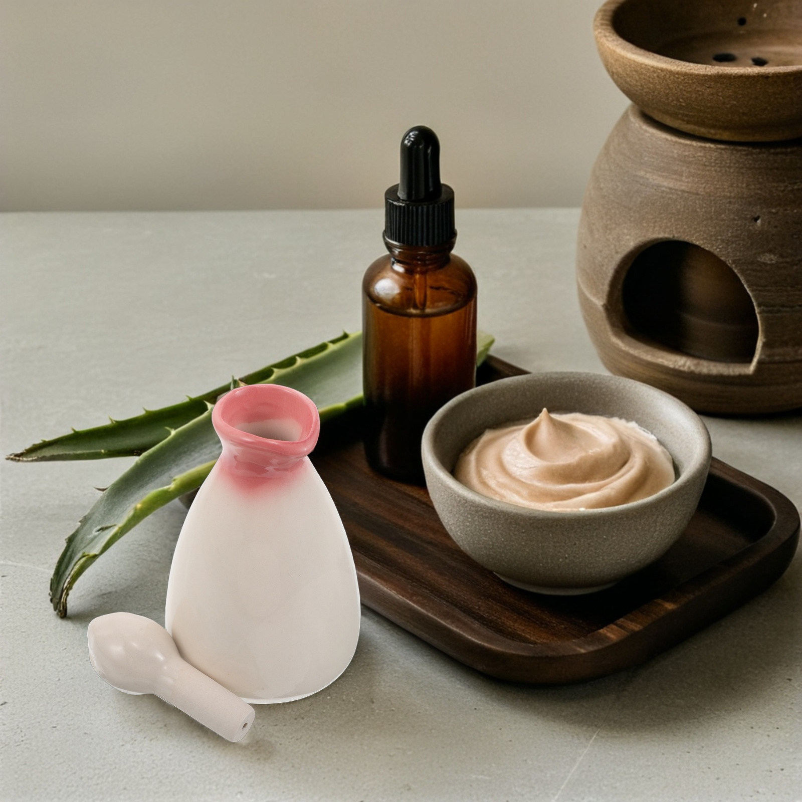 40Ml 세라믹 에센셜 오일 병 일본식 미니멀리스트 아 - Spa Massager 리뷰 및 가격
