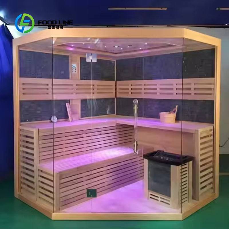맞춤형 전통 실내 목재 건식 및 습식 사우나룸 (가정용 - Spa Wellness Gym 리뷰 및 가격