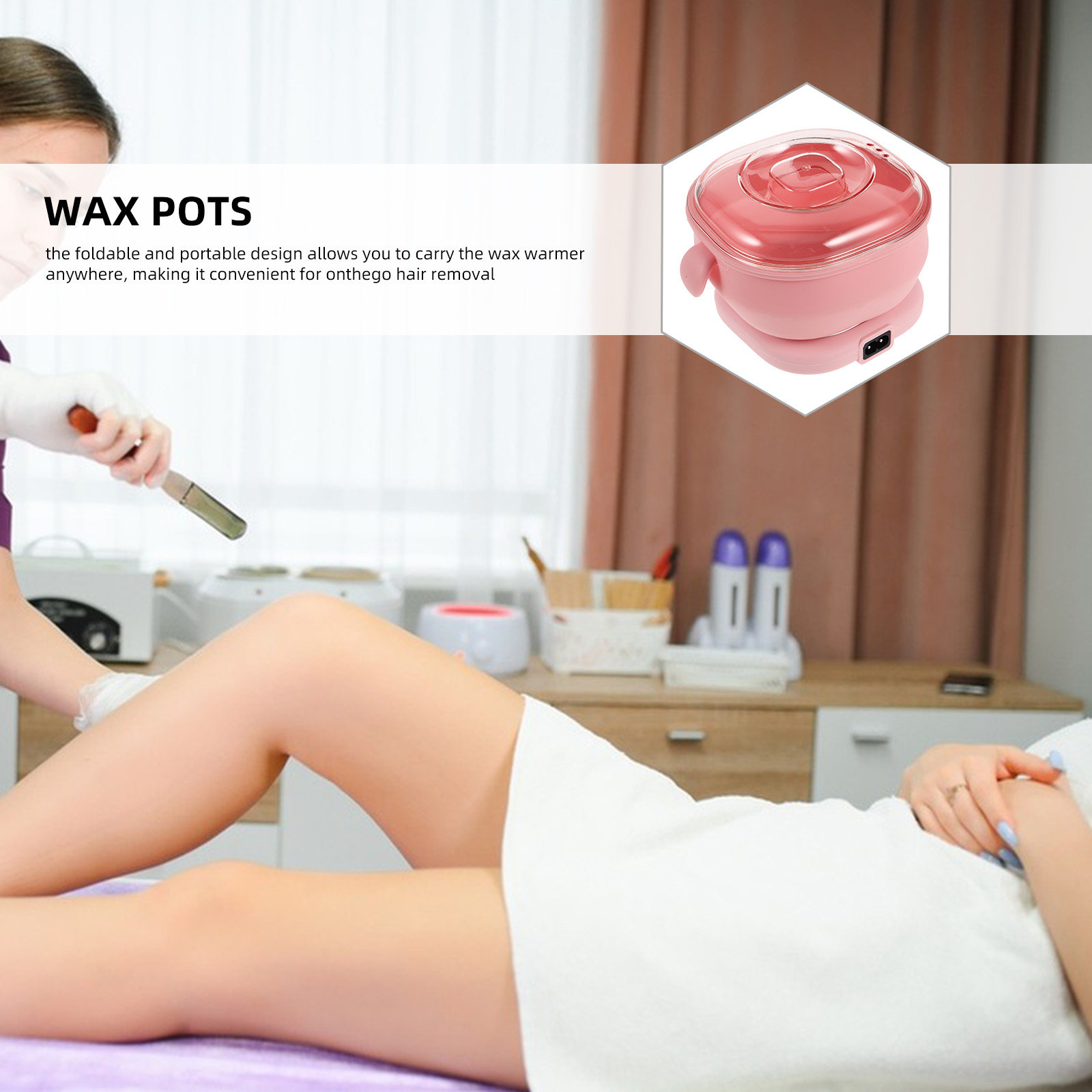 휴대용 접이식 왁스 워머, 실리콘 용기, 빠른 가열,  - Wax Warmer 리뷰 및 가격