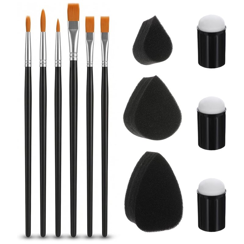 AB34-12개 세트, 얼굴 페인팅용 붓 및 스펀지 세 - Body Brush 리뷰 및 가격