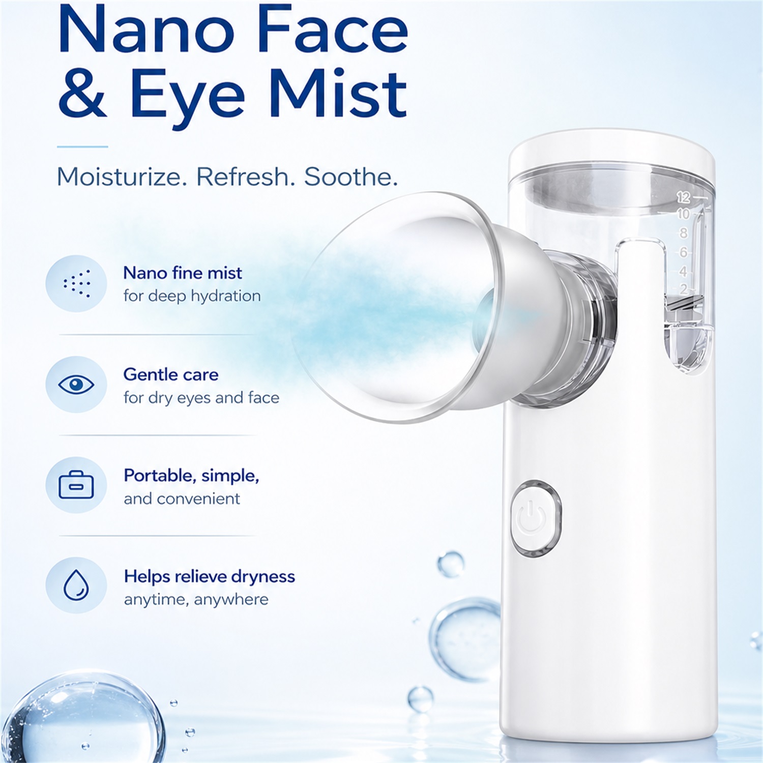아이 나노 가습기 네뷸라이저 눈 스티머 피로 완화 건조 - Face Steamer 리뷰 및 가격