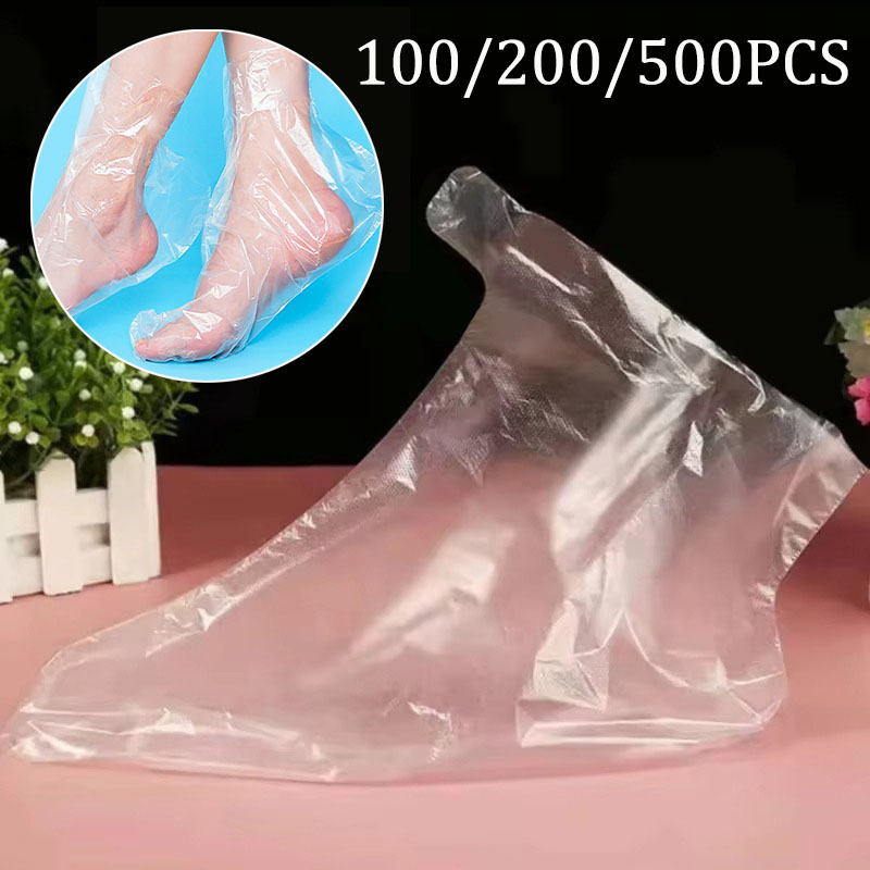 100-500pcs 일회용 발 보습 양말 투명한 발 가 - Foot Spa 리뷰 및 가격