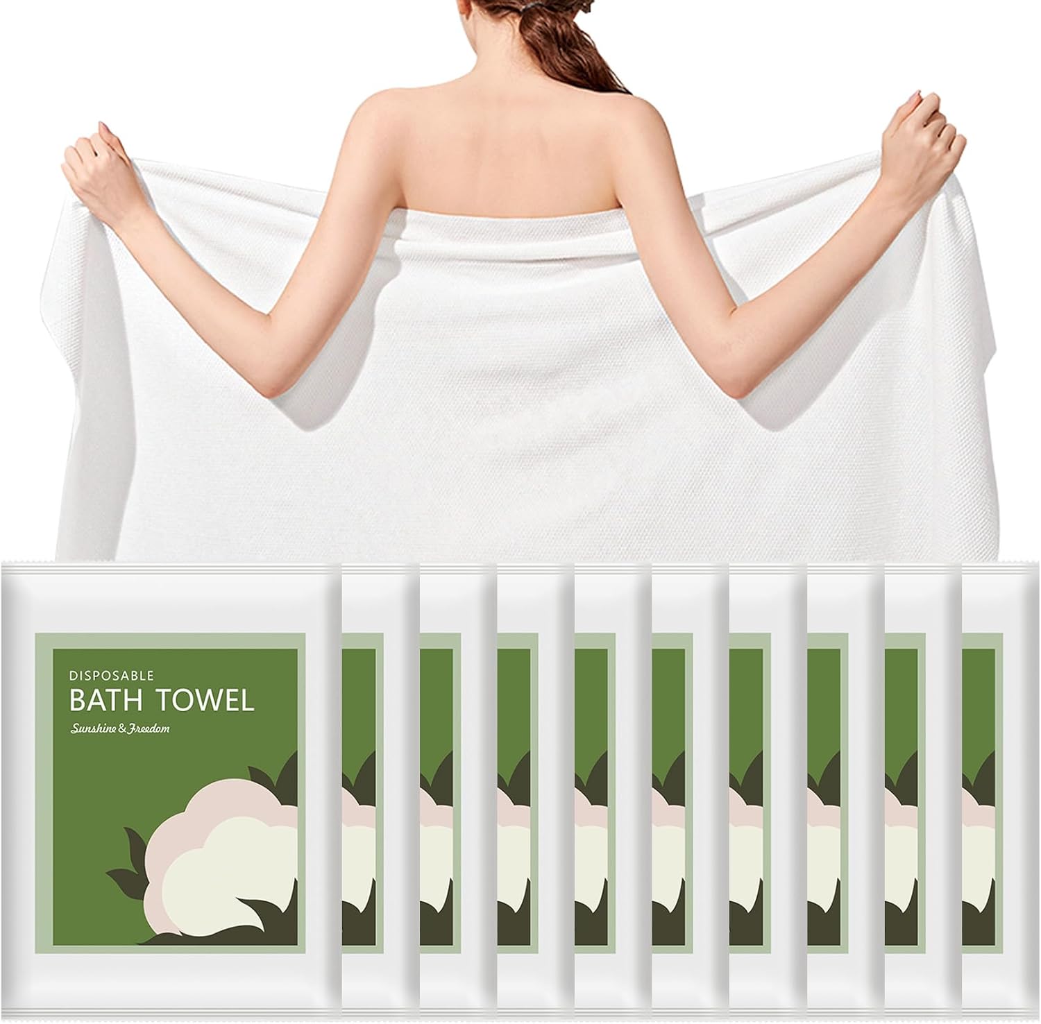 일회용 목욕 타월 10개 55x27.5인치 매우 부드러 - Spa Towel 리뷰 및 가격