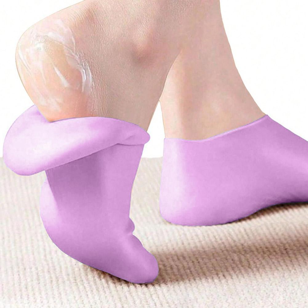 1쌍 실리콘 발 관리 양말 & 재사용 가능한 스파 젤  - Foot Spa 리뷰 및 가격