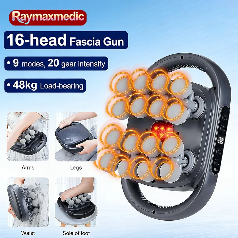 고주파 진동 16헤드 마사지건, 전신 마사지, 허리 및 - Massage Gun 리뷰 및 가격