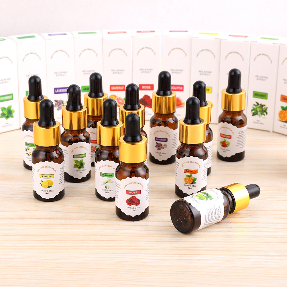 10ml 용량의 순수 에센셜 오일, 물에 잘 녹는 성질 - Aromatherapy Diffuser 리뷰 및 가격