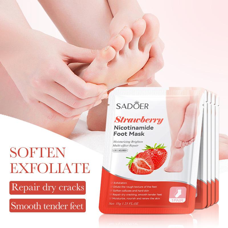 사도어 과일 풋 마스크 1쌍, 보습 풋 필링 마스크,  - Foot Spa 리뷰 및 가격