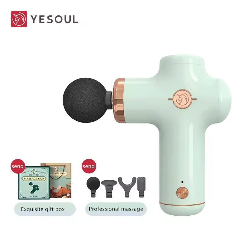 4개의 마사지 헤드가 있는 휴대용 미니 마사지건, US - Massage Gun 리뷰 및 가격